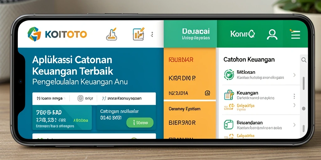 Tampilan antarmuka KOITOTO yang sederhana dan fungsional.