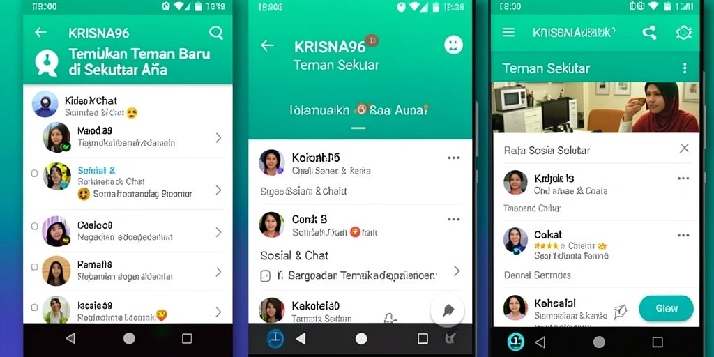 Tampilan antarmuka KRISNA96 yang bersahabat dan menarik.