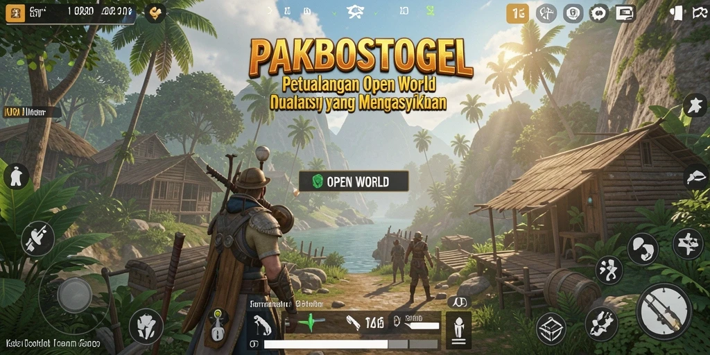 Antarmuka menarik dan dunia terbuka dari PAKBOSTOGEL