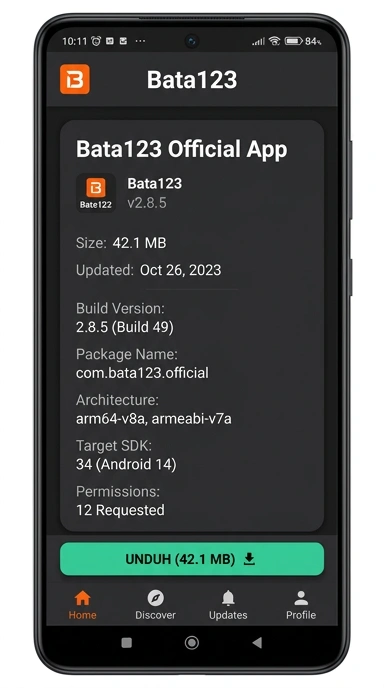 Unduh dan Instal APK bata123 dengan Mudah di Indonesia